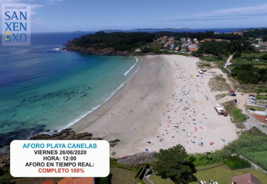 Ejemplo de monitorización. Foto Ayuntamiento de Sanxenxo.