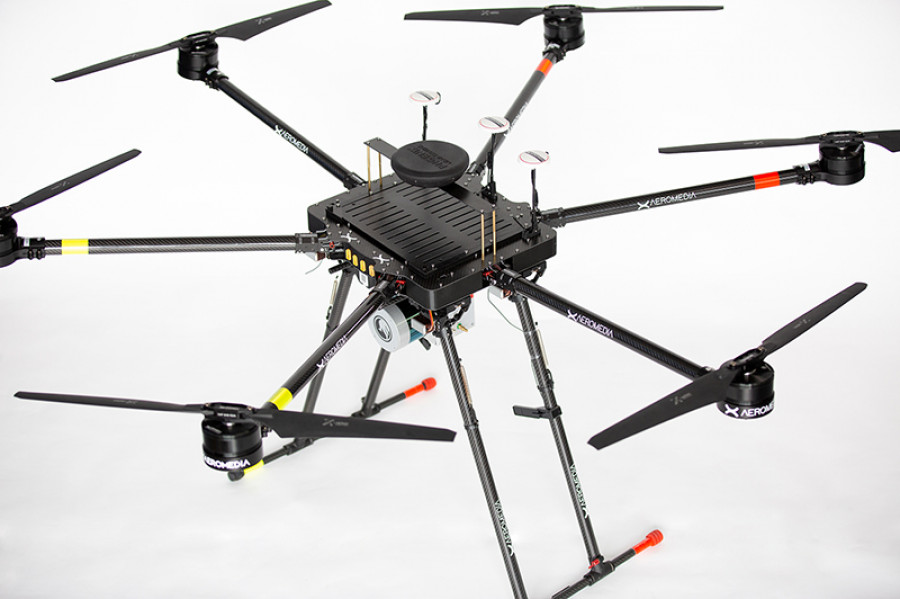 Lidardrone XL. Foto Aeromedia.