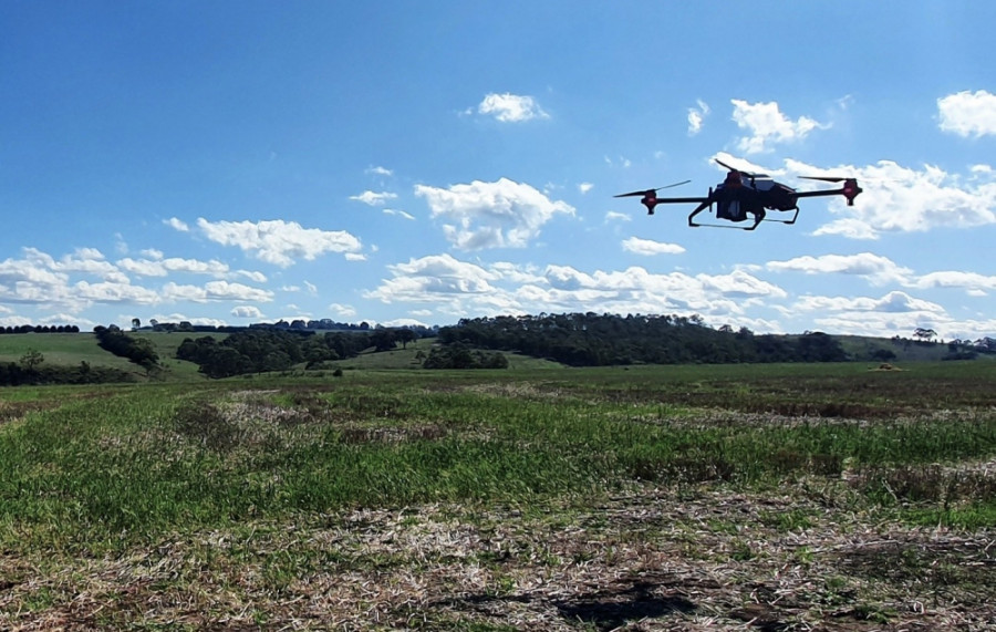Siembra con drones en Australia. Foto XAG.