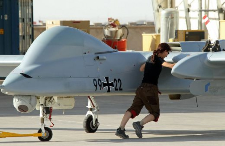 RPAS Heron de las Fuerzas Armadas alemanas. Foto Bundeswehr