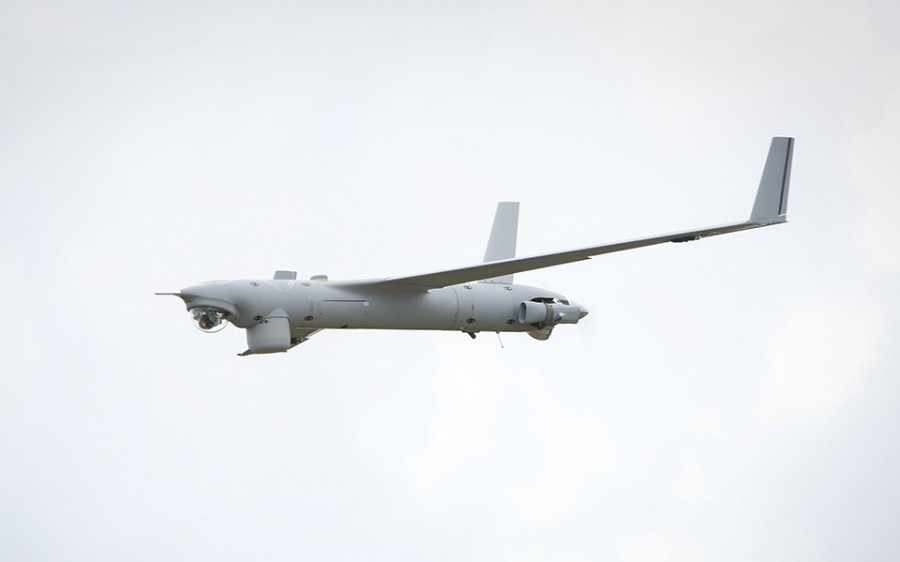 ScanEagle en vuelo. Foto Boeing Insitu.