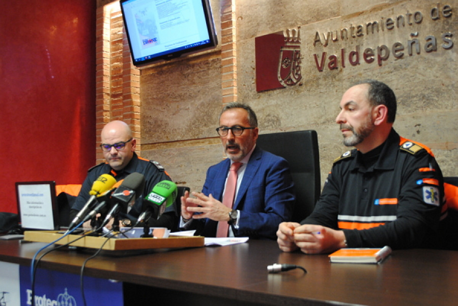 Presentación de Protecdrone. Foto Ayuntamiento de Valdepeñas.