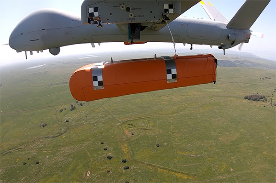 Patrulla marítima Hermes 900. Foto Elbit.