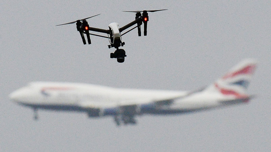 Drones en Reino Unido. Foto Ministerio del Interior UK.
