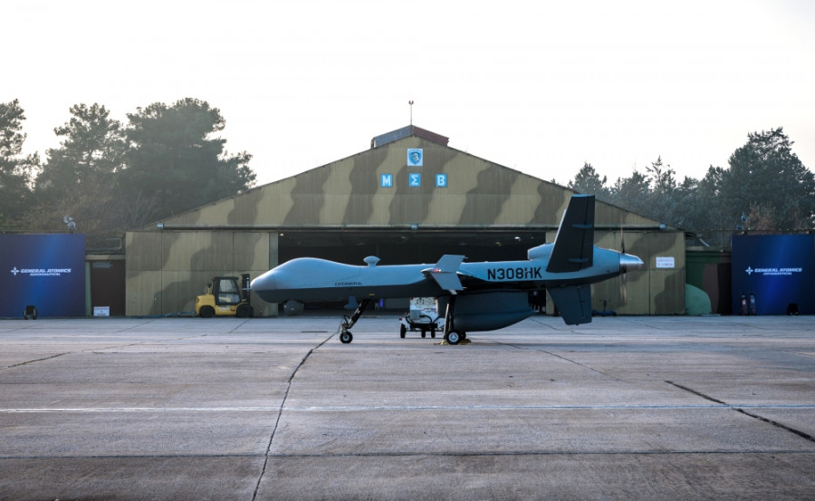 MQ9 Guardia. Foto General Atomics Aeronautical Systems.