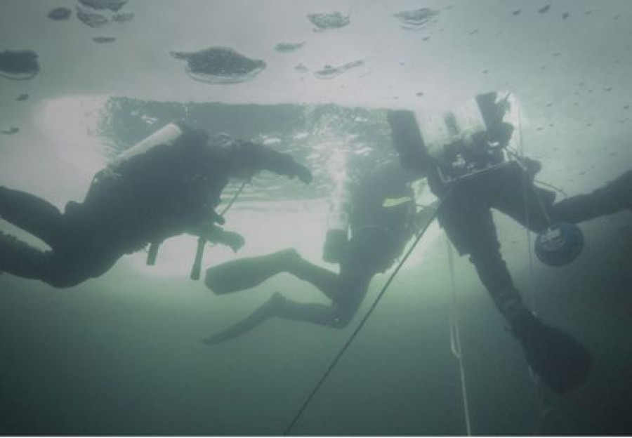 Actividad submarina. Foto EDA