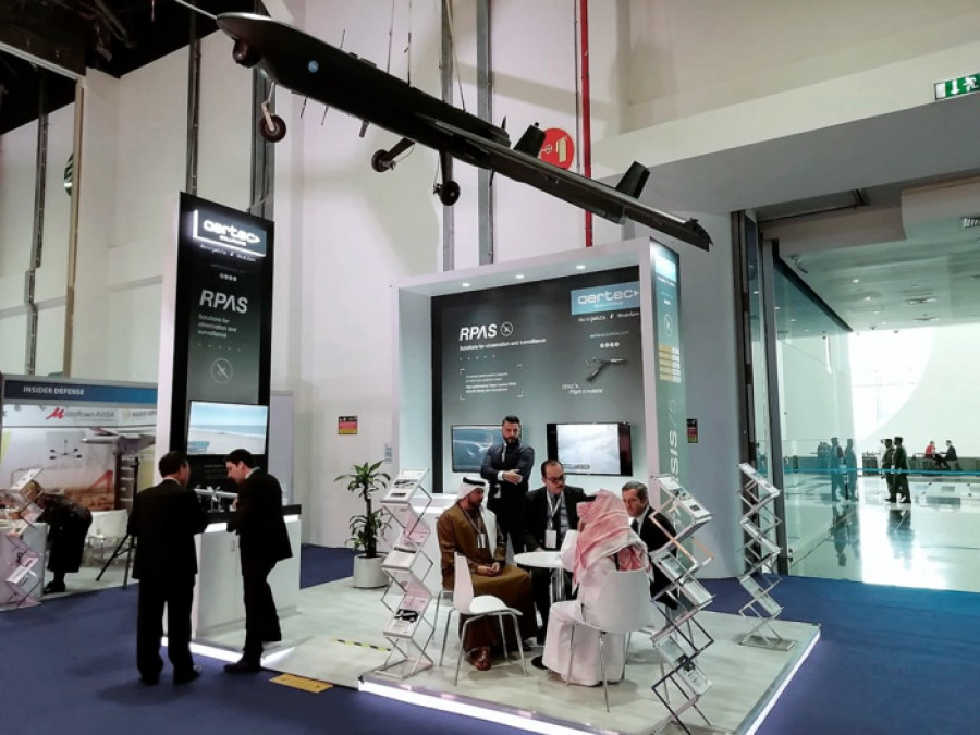 Stand de Aertec Solutions en UMEX 2020. Foto Aertec