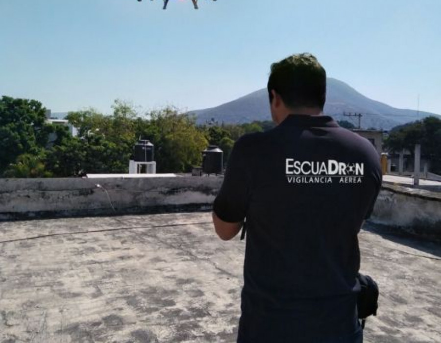 Escuadrón de vigilancia aérea. Foto Municipio de Jojutla