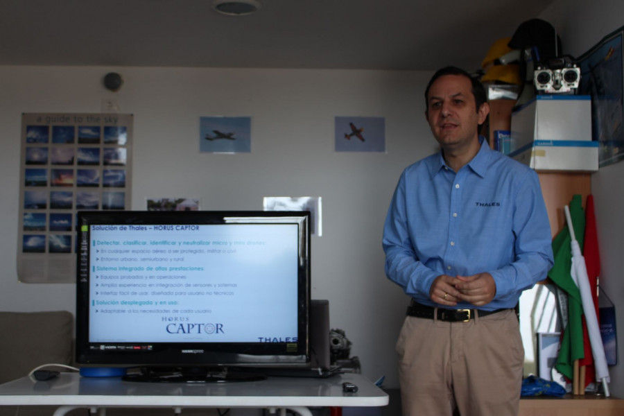 responsable de producto de Thales programas, Gonzalo Aréchaga. Foto MBS.