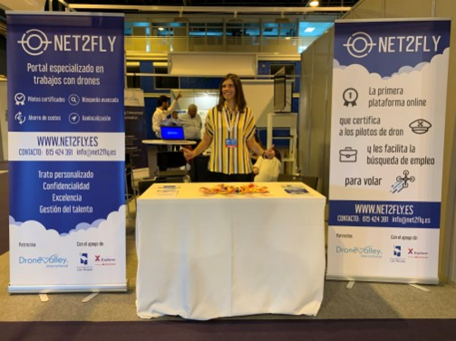 Stand Net2Fly. Foto Net2Fly.