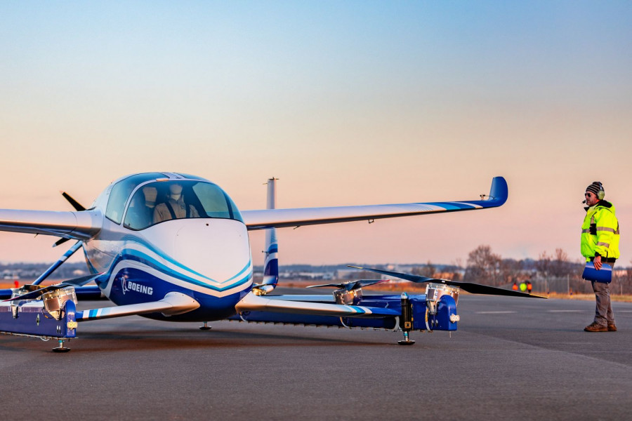 El vehiculo autonomo aereo de pasajeros de Boeing completa su primer vuelo