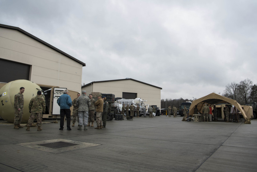 Base aérea de Ramstein. Foto Ministerio de Defensa.