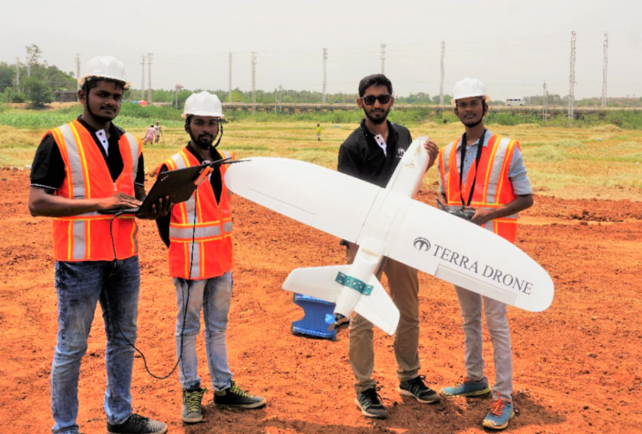 Estudio en la India. Foto Terra Drone.