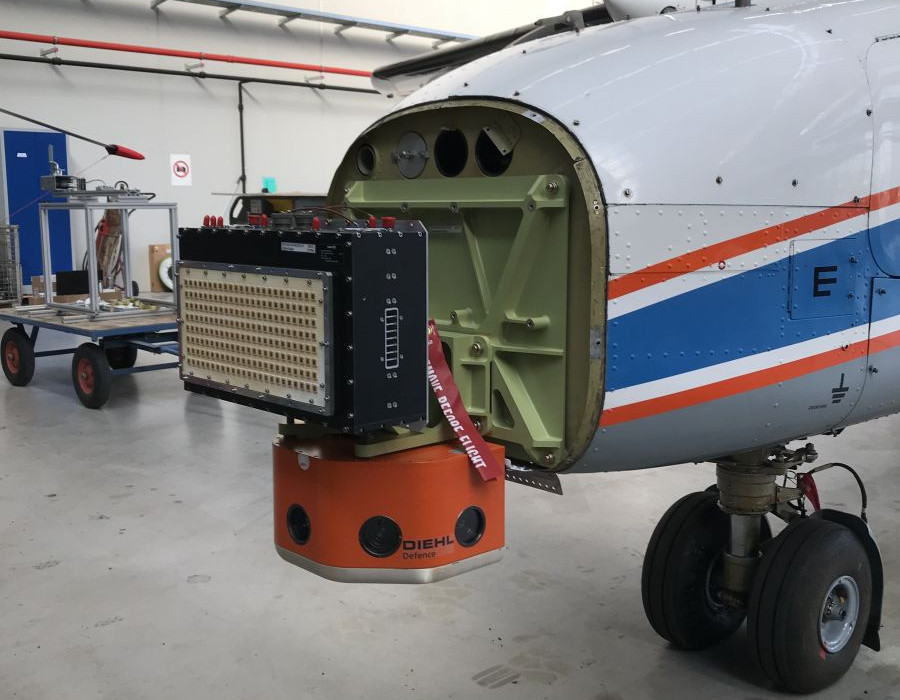 Detect and Avoid Flugtest Einbau2