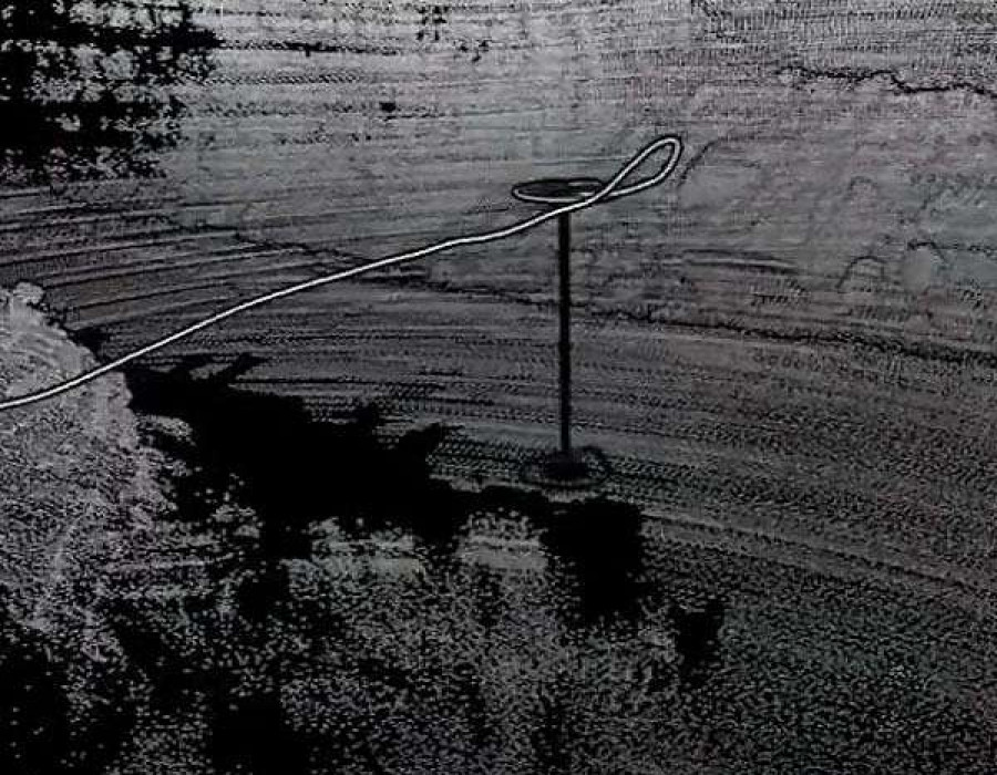 Mapa de minas subterráneas con UAV. Foto Exyn
