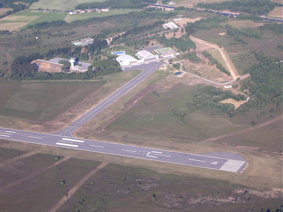 Aeródromo de Rozas. Foto Xunta de Galicia.