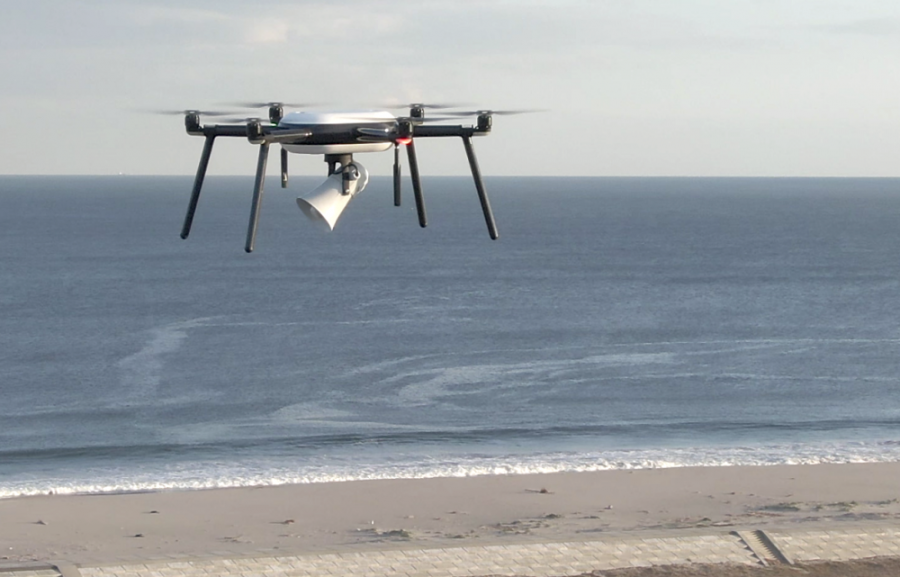 Prueba de drones en Japón. Foto Nokia.