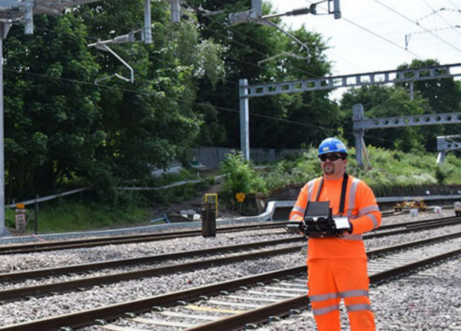 Operario de Network Rail. Foto Network Rail.