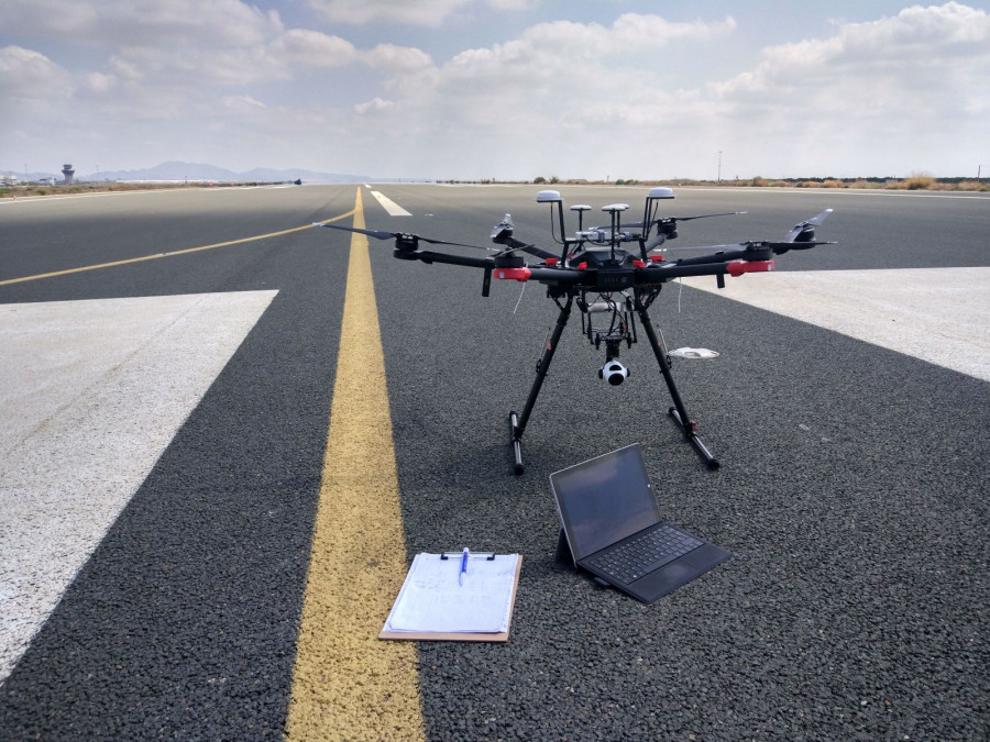 Jornada de inspección ALS. Foto Canard Drones.