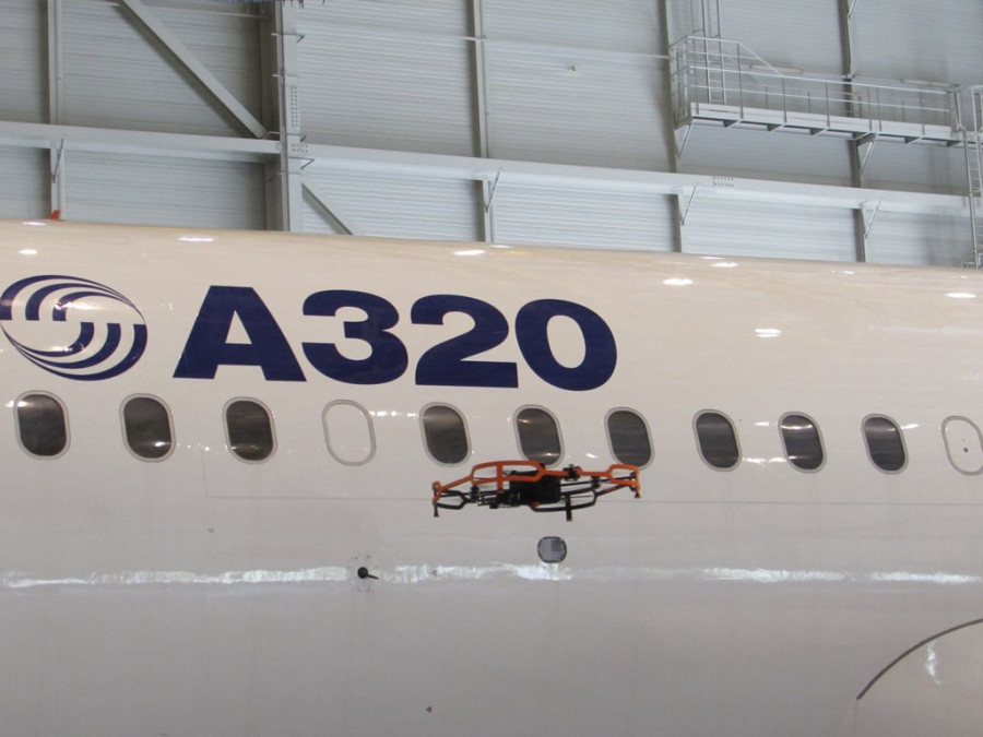 Airbus indoor inspection drone