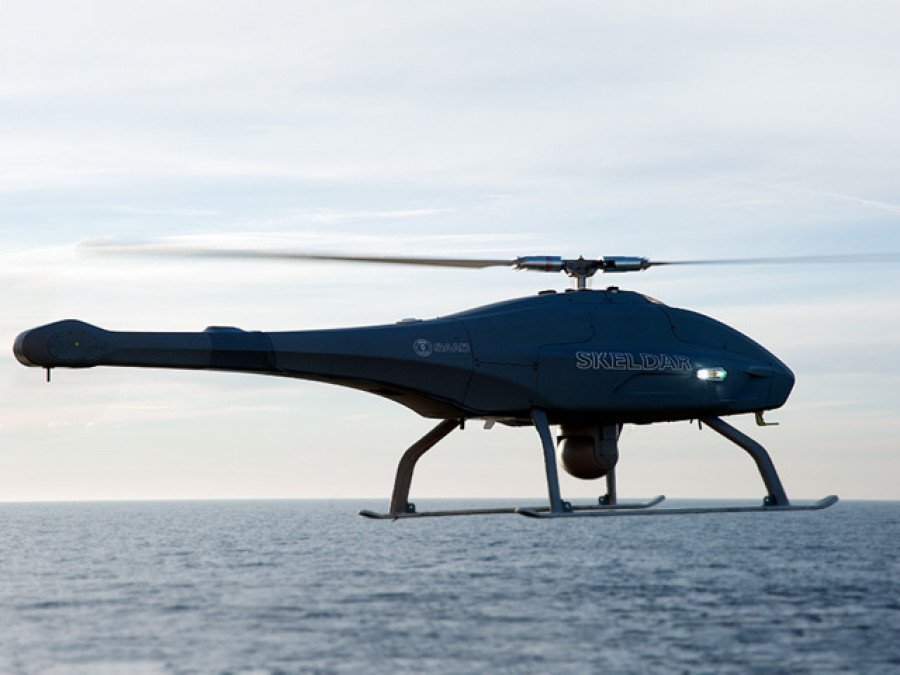 Skeldar flying over the sea1