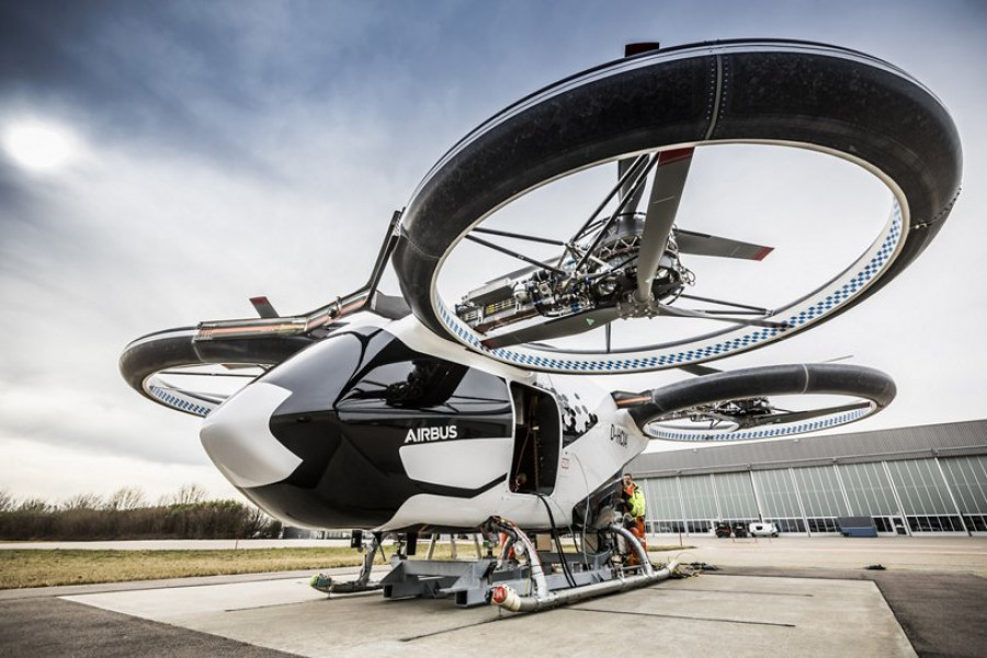 Demostrador eVTOL CityAirbus. Foto Airbus