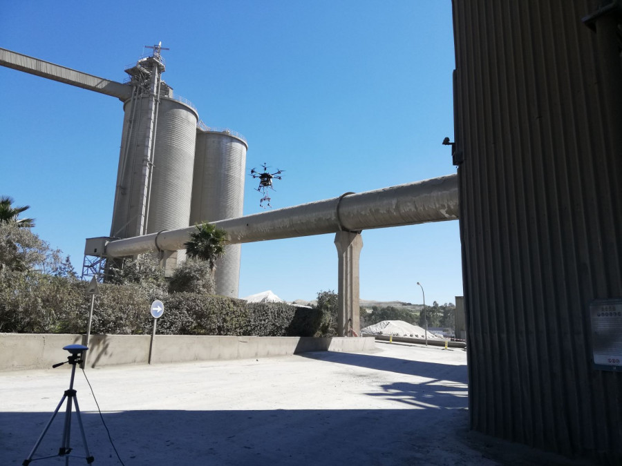 Pruebas reales de Aeroarms. Foto Universidad de Sevilla.