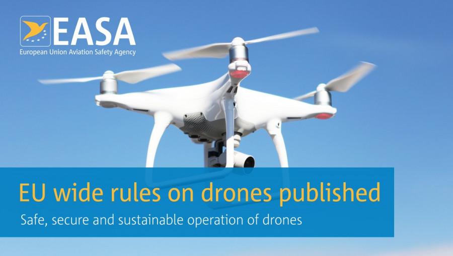 Reglamento sobre drones en la UE. Foto EASA.