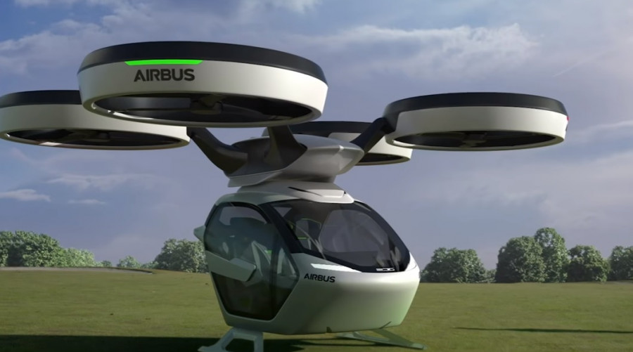 Dron coche airbus