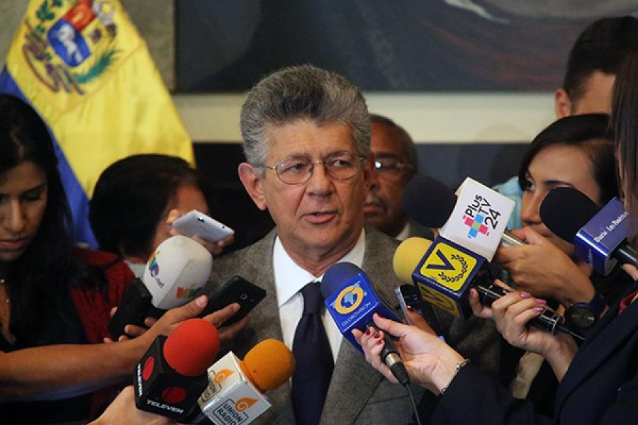 160831 presidente asamblea nacional venezuela henry ramos allup asamblea nacional venezuela