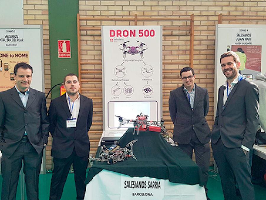 Salesians sarria formacion profesional premio don bosco dron minas antipersonapng