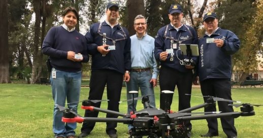Chile drones seguridad publica  Alcaldia de las condes