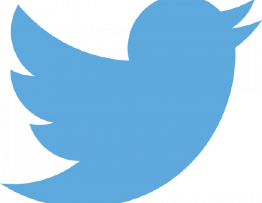 Twitter logo blue 350x285
