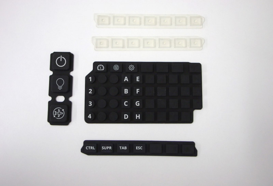 Keypad silicona Grabysur
