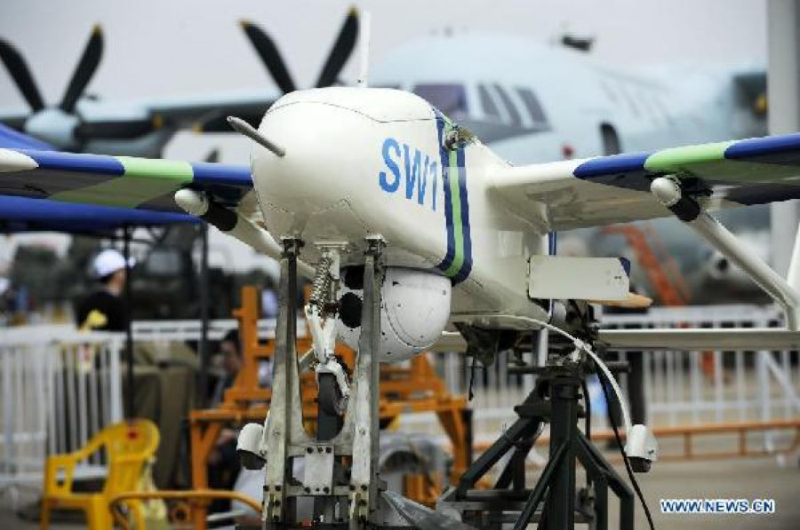 150113 Tianyi dron uav uas ministerio defensa chino xingua liang xu