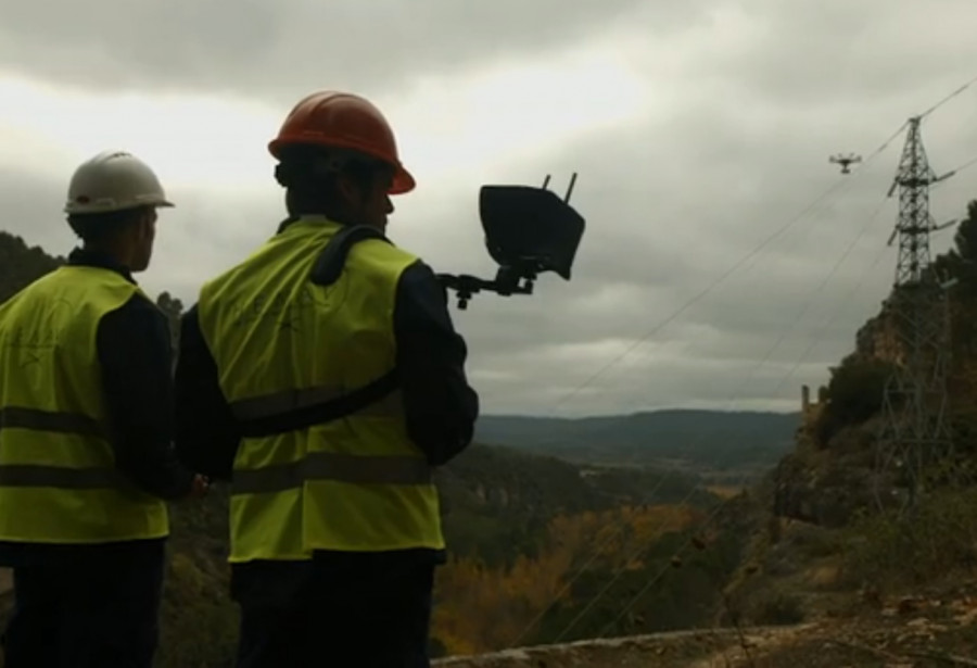 161201 drones uav uas rpas tendido electrico inspeccion union fenosa distribucion