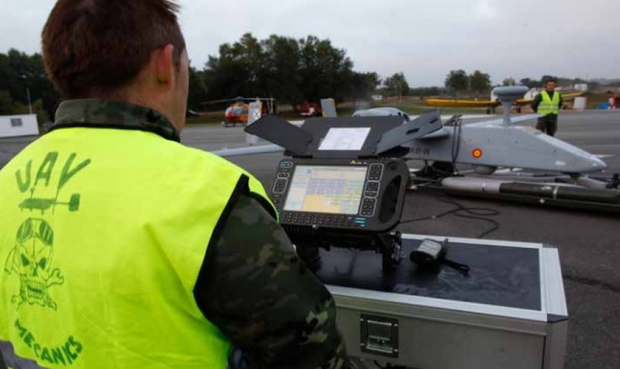 16020 drones uas uav rpas searcher II IAI pepe diaz ejercito espanol