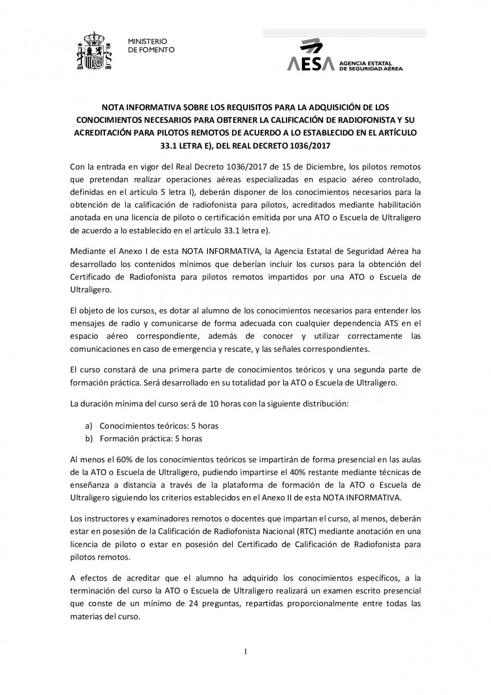 AESA 20Requisitos20para20obtener20el20certificado20de20radiofonista20para20pilotos20de20RPAS