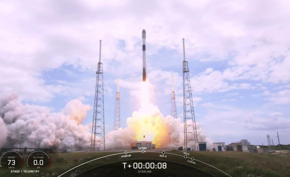 SpaceX ha lanzado 159 satélites para su red Starlink en cinco días
