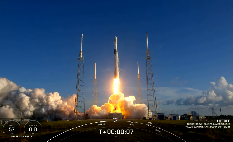 Corea del Sur lanza con éxito su primera misión lunar mediante un cohete de SpaceX