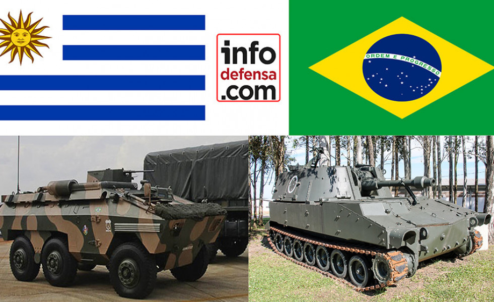 Brasil donará a Uruguay 10 obuses autopropulsados M108 y 11 blindados Urutú