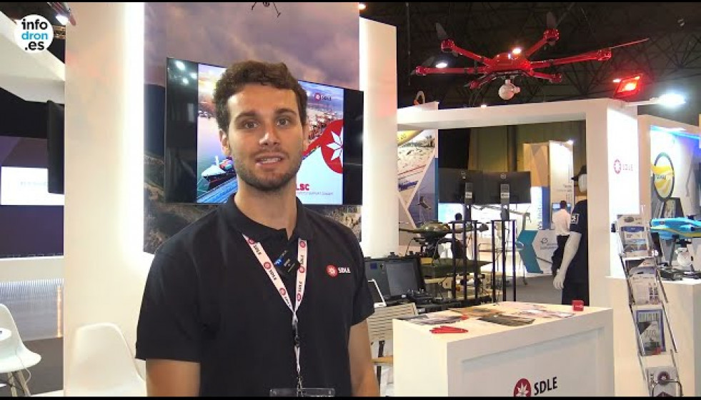 SDLE muestra en UNVEX sus soluciones y comenta el proyecto SENOPTER de enjambre de drones terrestres