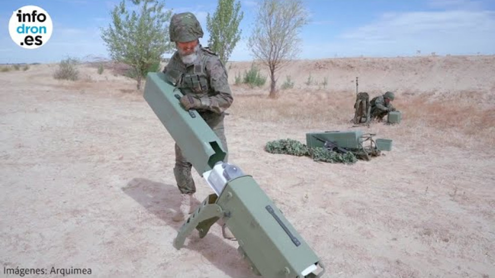 Así es el Q-Slam 40 de Arquimea, el primer dron kamikaze de fabricación española