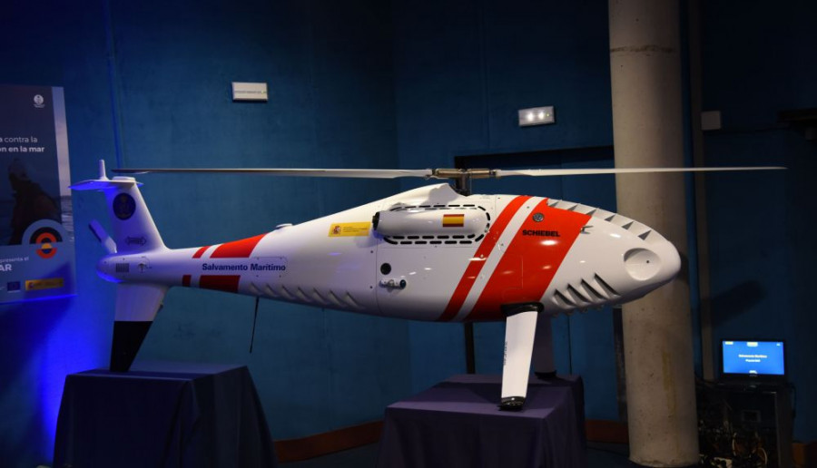 Dron Camcopter S 10 de Schiebel   Foto GMV