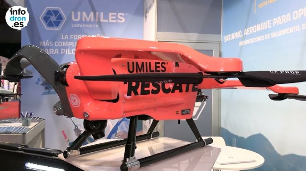 Umiles demuestra las capacidades de su dron de fabricación 100% española en Sedexpo