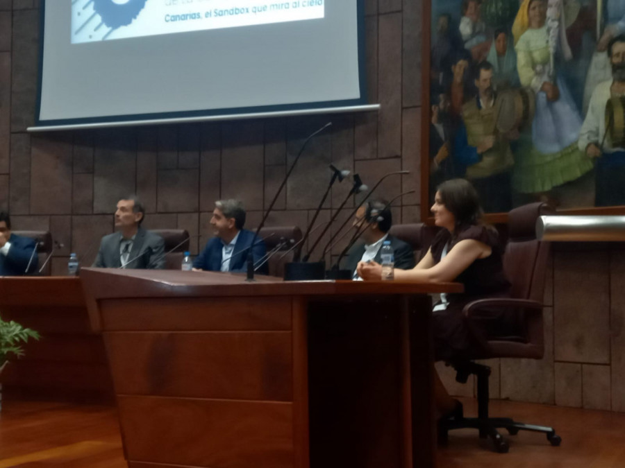 Imagen del I Congreso Internacional Aeronáutico y Aeroespacial de La Gomera
