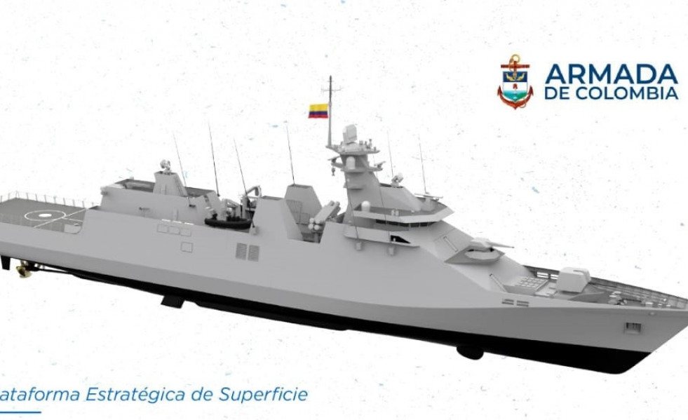 Colombia planea construir una segunda fragata y otro buque logístico en los próximos cuatro años