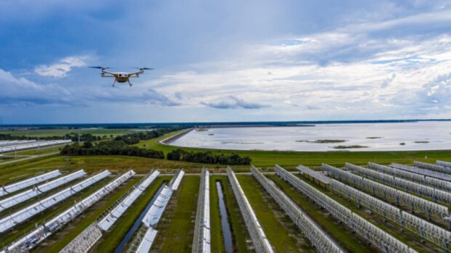 Percepto Air Max over solar farm 1 620x348