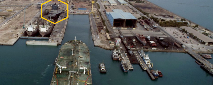 Iran IRGC Drone Carrier OSINT 1