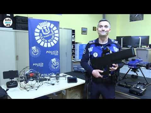 La Sección de Apoyo Aéreo de la Policía Municipal de Madrid muestra sus drones
